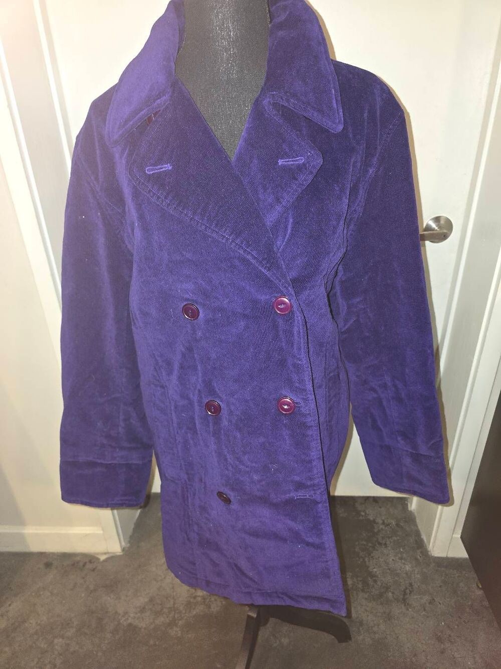 Jones New York Purple Velvet Jacket